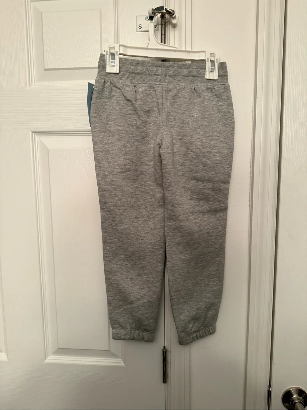 Cat & Jack Heather Gray Jogger Sweatpants with Yellow Patch